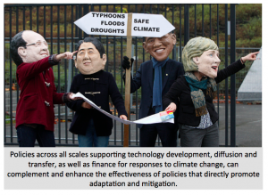 Policies across all scales supporting technology development