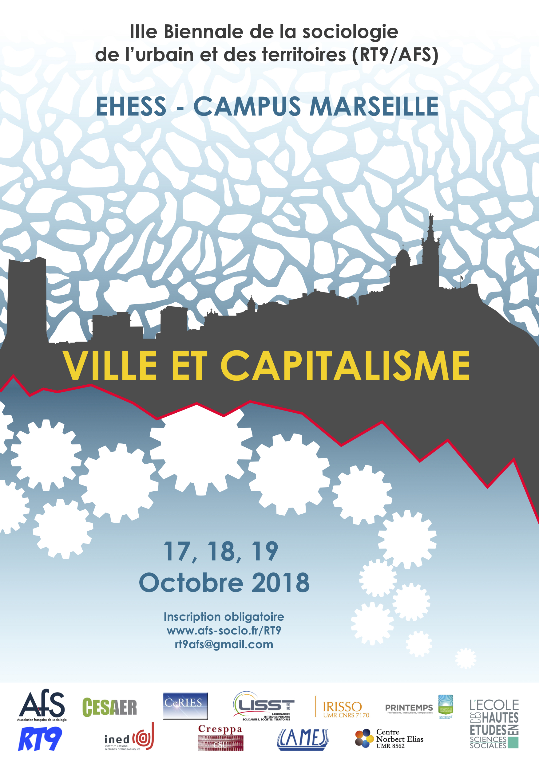 [Journées d’étude] IIIe biennale de la sociologie de l’urbain et des territoires (RT9/AFS), « Ville et capitalisme », EHESS Marseille, 17, 18 et 19 octobre 2018.